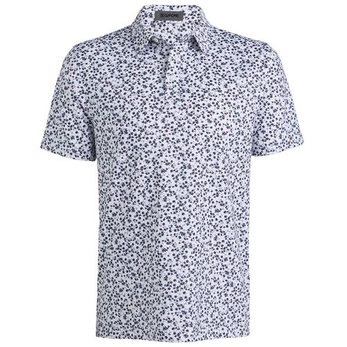 G/FORE Men's Ditzy Floral Tech Jersey Polo
