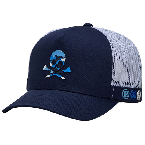 G/FORE Men's Camo Skull And Tees Trucker Hat