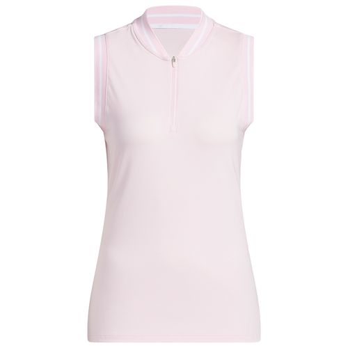 adidas Women's Ultimate365 Sleeveless 1/4 Zip Blade Collar Polo