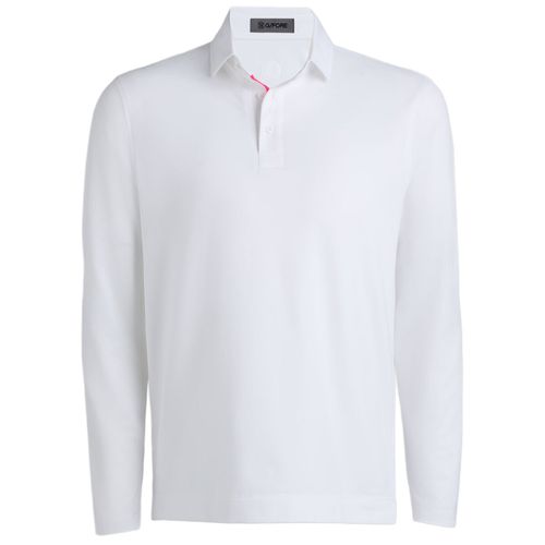 G/FORE Men's Cotton Stretch Long Sleeve Polo