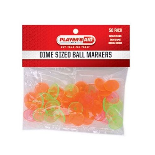 Global Tour Golf Dime-Sized Neon Ball Markers
