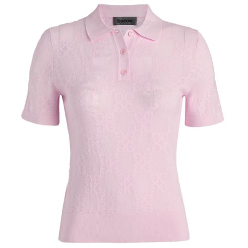 G/FORE Women's Viscose Blend Pointelle Polo