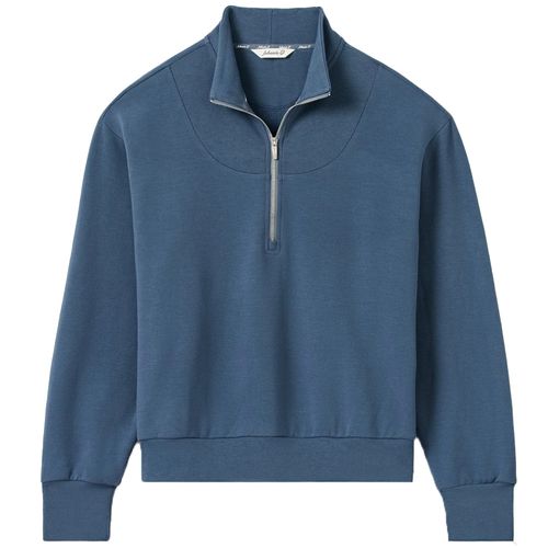 johnnie-O Women's Naomi Rib Knit 1/4 Zip Sweatshirt
