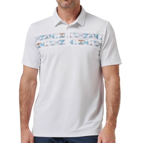 TravisMathew Men's Good Good Chest Stripe Polo