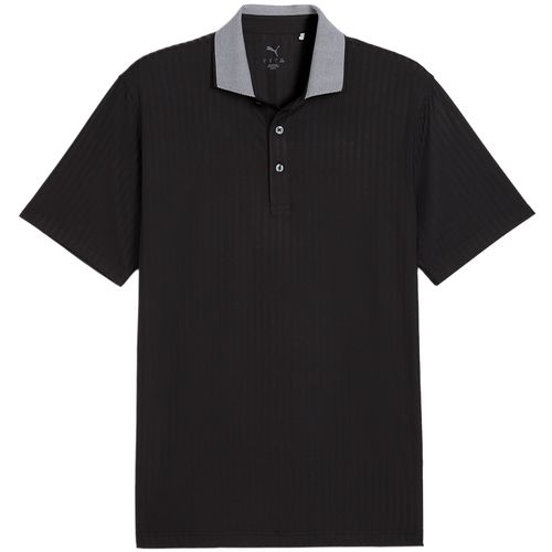 PUMA Men's MATTR Stripe Jacquard Polo