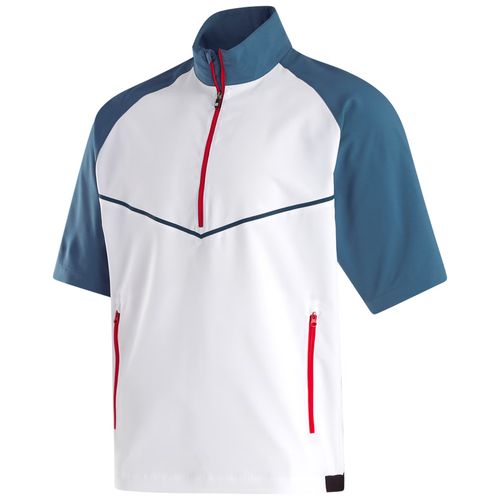 FootJoy Men's Zephyr Short Sleeve 1/2 Zip Windshirt