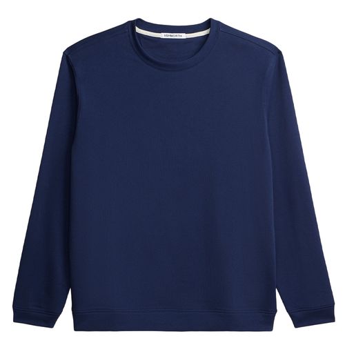 Ashworth Men's Terry Twillback Crewneck Sweatshirt