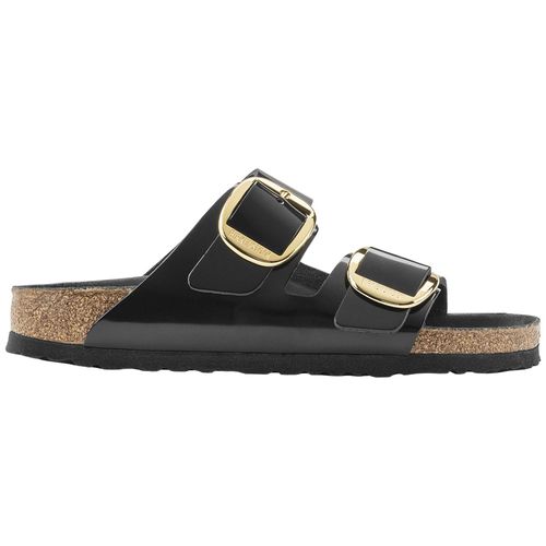 Birkenstock Women's Arizona Big Buckle Sandals - Natural Leather Patent
