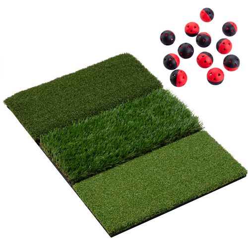 Pure2Improve Tri-Turf Mat w/ Impact Golf Balls