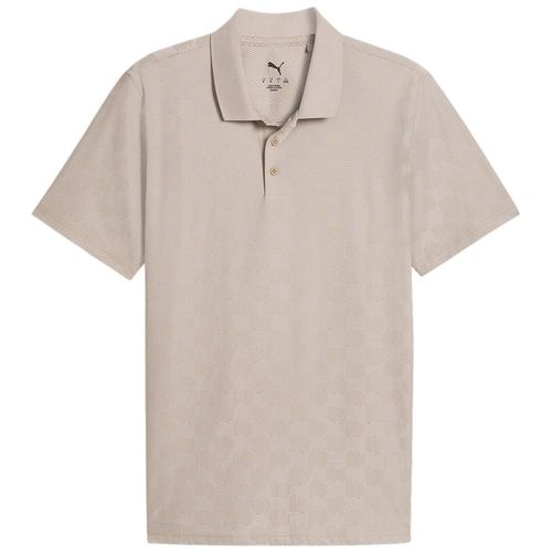 PUMA Men's MATTR Check Jacquard Polo