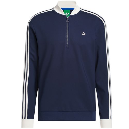 adidas Men's Originals 3 Stripes 1/4 Zip Sweatshirt
