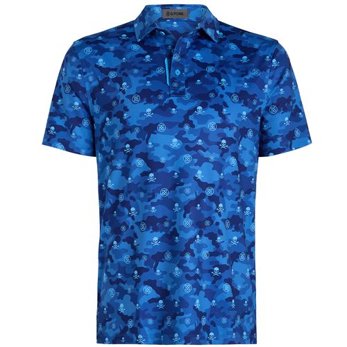 G/FORE Men's Icon Camo Tech Stretch Jersey Polo