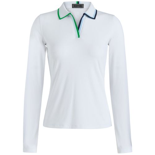 G/FORE Women's Johnny Collar Ribbed Tech Polo