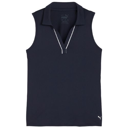 PUMA Girl's CLOUDSPUN Piped Sleeveless Polo