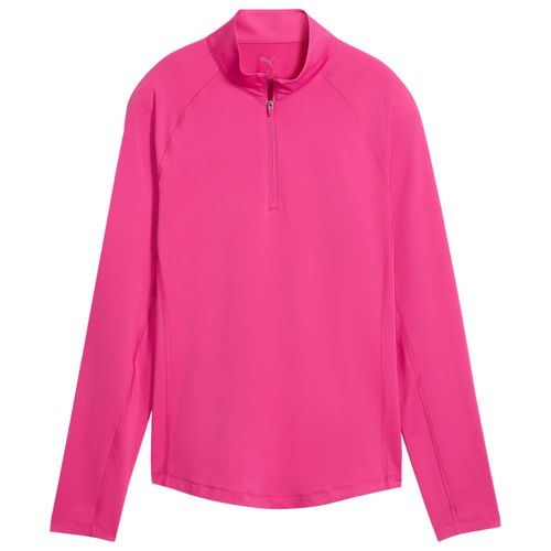 PUMA Women's YouV Solid 1/4 Zip Pullover