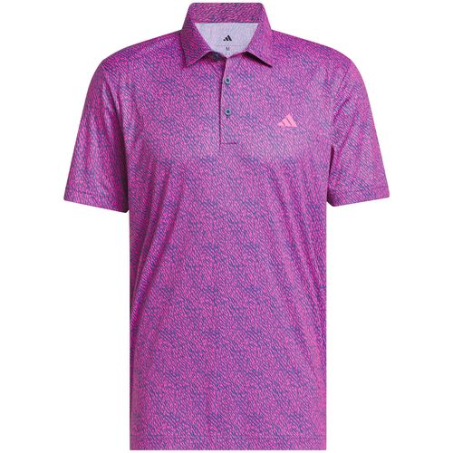 adidas Men's Ultimate365 Feather Print Polo