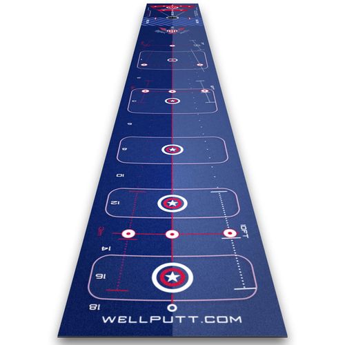 Wellputt Stars and Stripes 13' Putting Mat