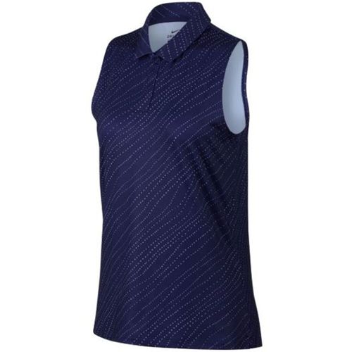 Nike Women's Dri-Fit Printed Sleeveless Polo
