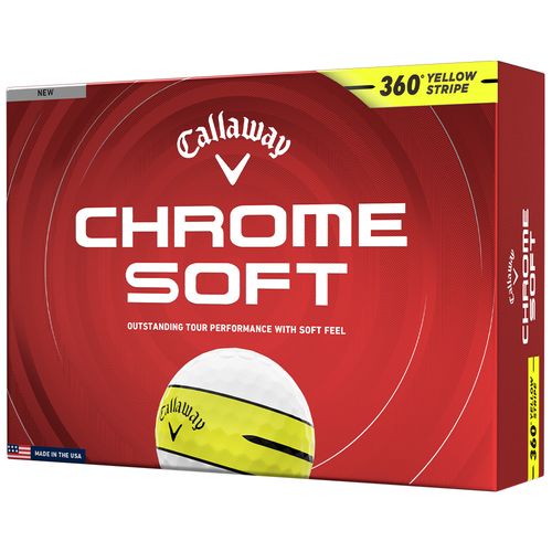 Callaway Chrome Soft 360 Stripe Golf Balls