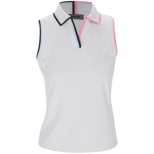 G/FORE Women's Tech Nylon Rib Sleeveless Polo