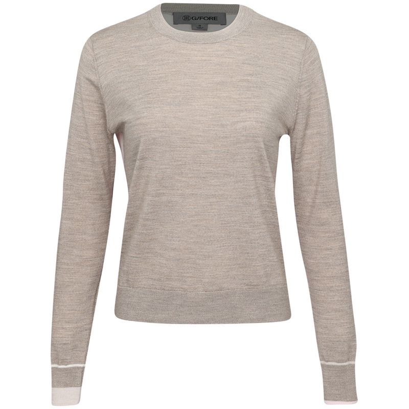 G/FORE Women's Color Block Merino Wool Sweater - Worldwide Golf Shops