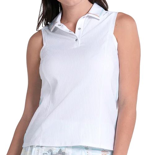 Lucky In Love Women's Tee Time Sleeveless Polo