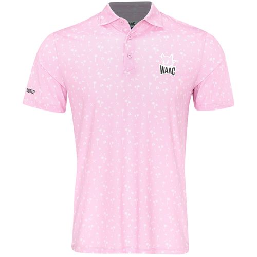 WAAC Men's Allover Motif Polo