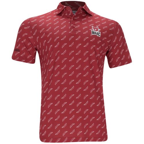 WAAC Men's Essential Retro Logo Polo