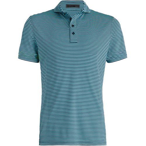 G/FORE Men's Feeder Stripe Tech Pique Polo