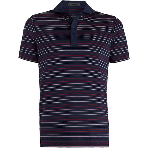 G/FORE Men's Multi Stripe Tech Jersey Polo