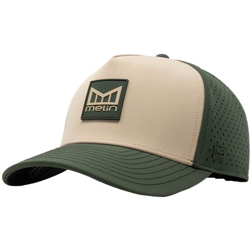 Melin Men's Odysea Stacked Hydro Hat - Khaki/Kombu Green