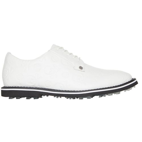 G/FORE Men's Gallivanter Debossed Skull & T's Leather Spikeless Golf Shoes