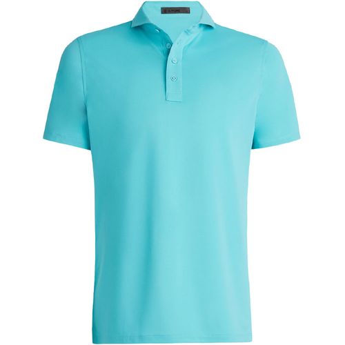 G/FORE Men's Rib Gusset Tech Pique Modern Spread Collar Polo