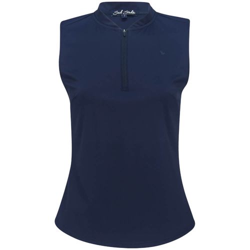 Bad Birdie Women's Sleeveless 1/4 Zip Blade Polo