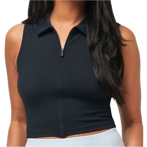 TravisMathew Women's Midline Moveknit Sleeveless Full Zip Polo