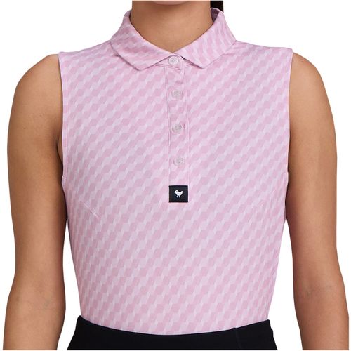Bad Birdie Women's Geo Chip Sleeveless Polo