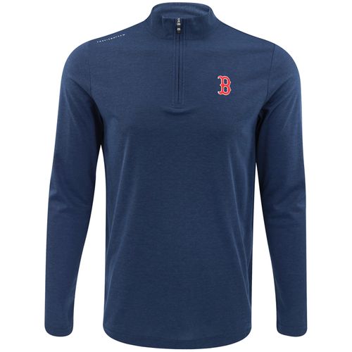 TravisMathew Men's Time To Tailgate 1/4 Zip Boston Red Sox Pullover