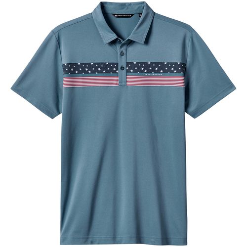 TravisMathew Men's Good Good Patriot Polo