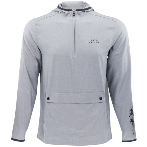 TravisMathew Men's Out of Pocket Hooded 1/4 Zip Pullover