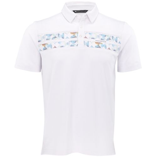 TravisMathew Men's Good Good Chest Stripe Polo
