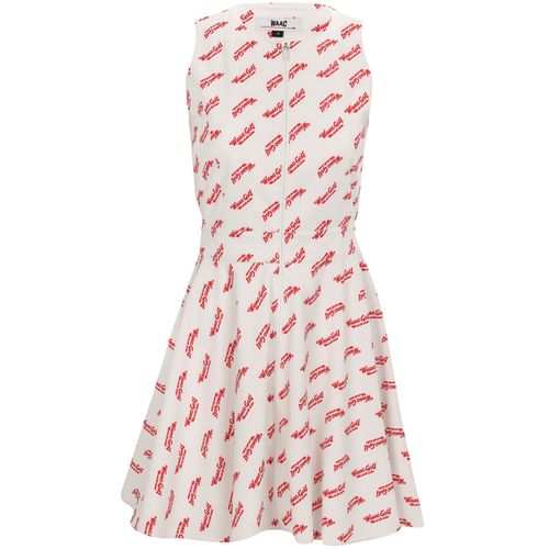 WAAC Women's Pleat Sleeveless Dress