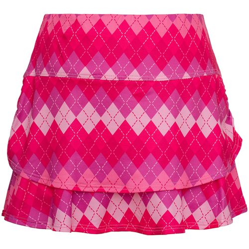 Lucky In Love Girls' Diamond Court Tier Skort