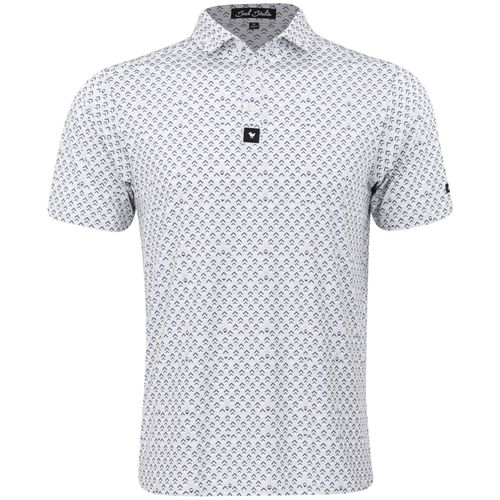 Bad Birdie Men's Geo Frost Core Performance Polo