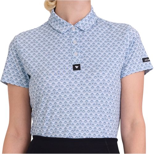 Bad Birdie Women's Geo Frost Polo