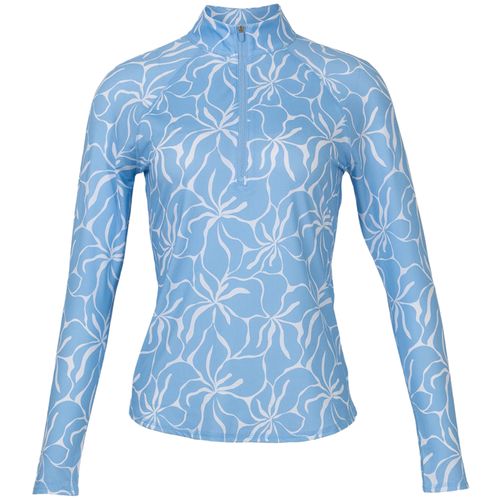 JoFit Women's UV Long Sleeve 1/2 Zip Mock Neck Top