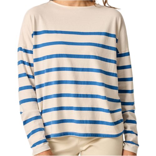 johnnie-O Women's Suki Striped Long Sleeve Boatneck T-Shirt