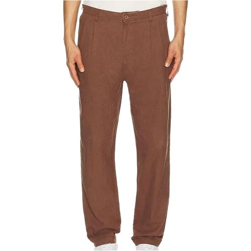 Quiet Golf Women's Heritage Pleated Linen Pants