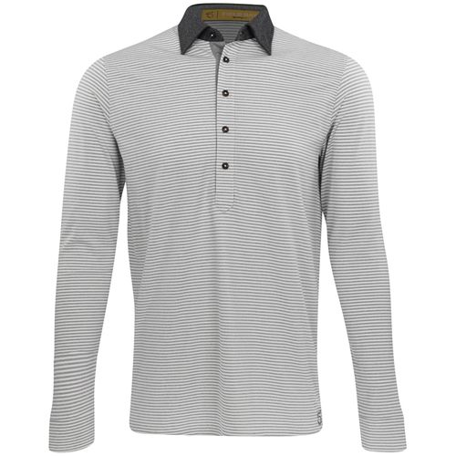 Field Day Men's Ford 5 Button Long Sleeve Polo