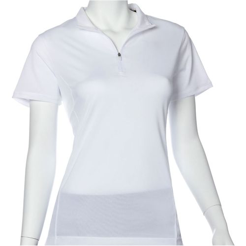 EP Pro Women's Contrast Trim Convertible Collar Polo