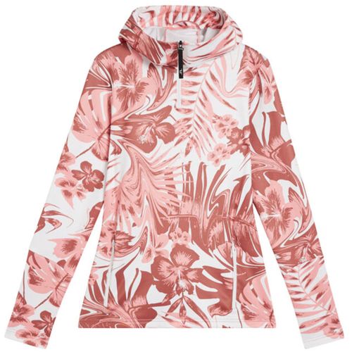 J. Lindeberg Women's Aerial Print 1/4 Zip Hoodie